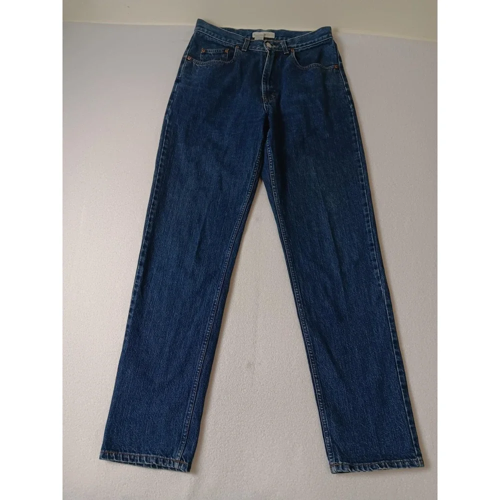 Banana Republic Rugged Jeans Mens 32x34 Blue Stone Wash Classic Straight Denim‎